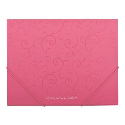 Папка на резинках Buromax А5, BAROCCO, pink Фото