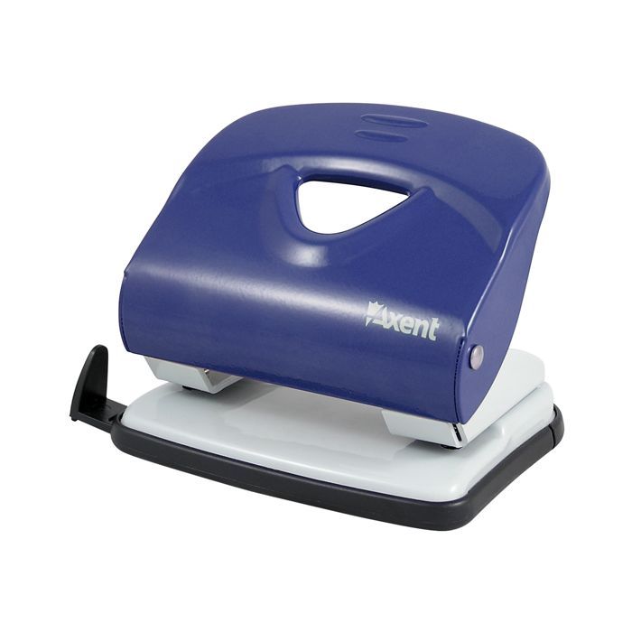 Дырокол Axent Exakt-2 metal, 40sheets, blue Фото
