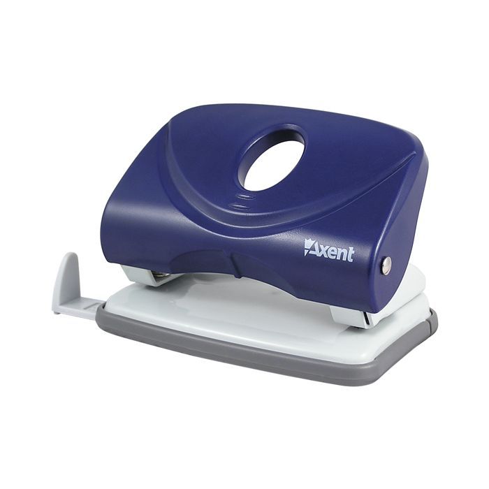 Дырокол Axent Welle-2 plastic, 20sheets, blue Фото