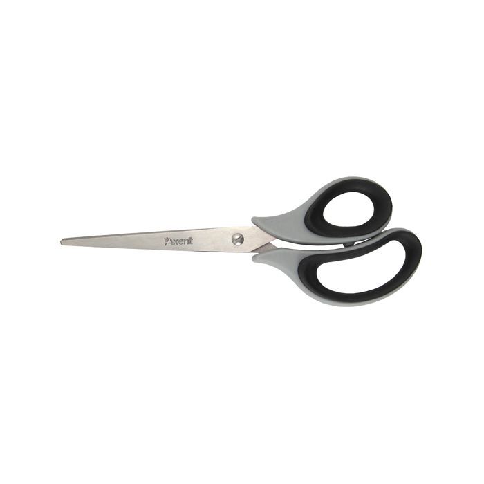 Ножницы Axent Duoton Soft, 21см, gray-black Фото