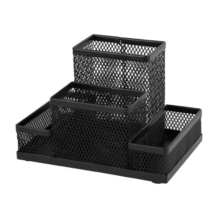 Подставка для мелочей Axent 155x103x100мм, wire mesh, black Фото