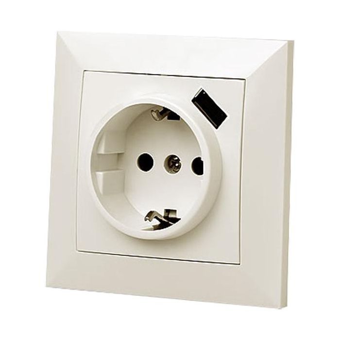 Розетка REAL-EL Розетка с 2*USB 10.5W Фото