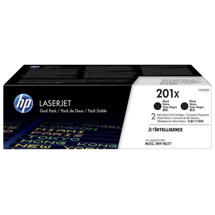 Картридж HP CLJ 201X Black 2-pack Фото