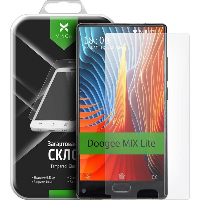 Стекло защитное Vinga для Doogee MIX Lite Фото