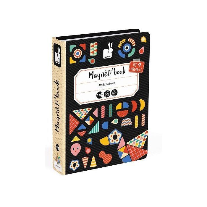 Развивающая игрушка Janod Магнитная книга Формы Фото