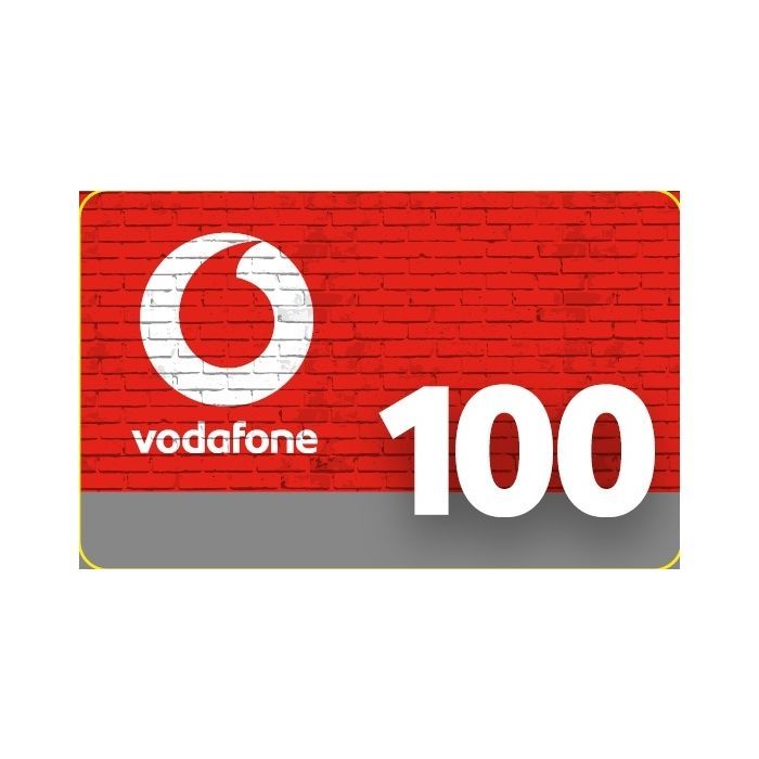 Карточка пополнения счета Vodafone 100 Фото