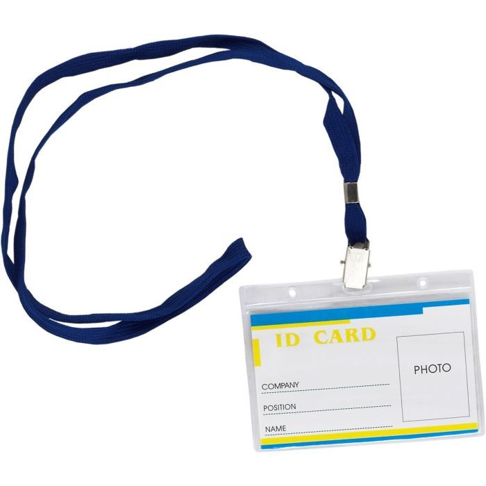 Бейдж Buromax horizontal 11х8cм, PVC, clear Фото