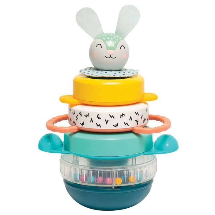Развивающая игрушка Taf Toys пірамідка Кролик колекція Полярне сяйво Фото