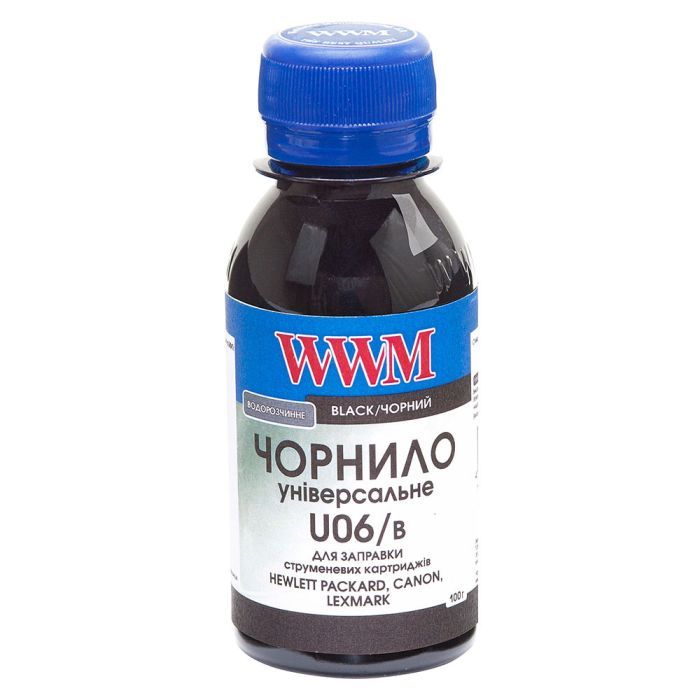 Чернила WWM Canon/HP/Lexmark 100г Black Фото