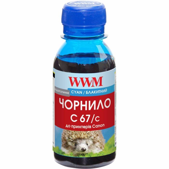 Чернила WWM Canon PFI–107 100г Cyan PFI–107С Фото