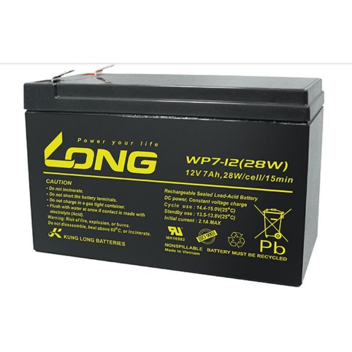 Батарея к ИБП Long 12В-7Ач (28W) Фото