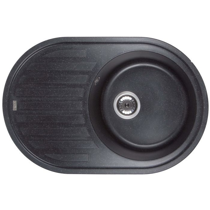 Мойка кухонная Ventolux EMILIA (SPACE BLACK) Фото