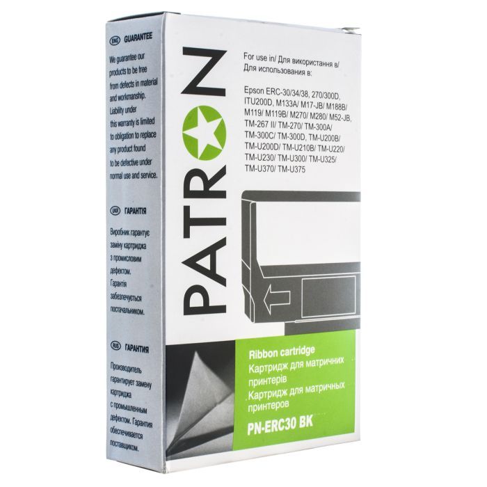 Картридж Patron EPSON ERC-30 BLACK Фото