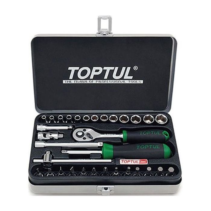 Набор инструментов Toptul професійний 1/4" 32од. Фото