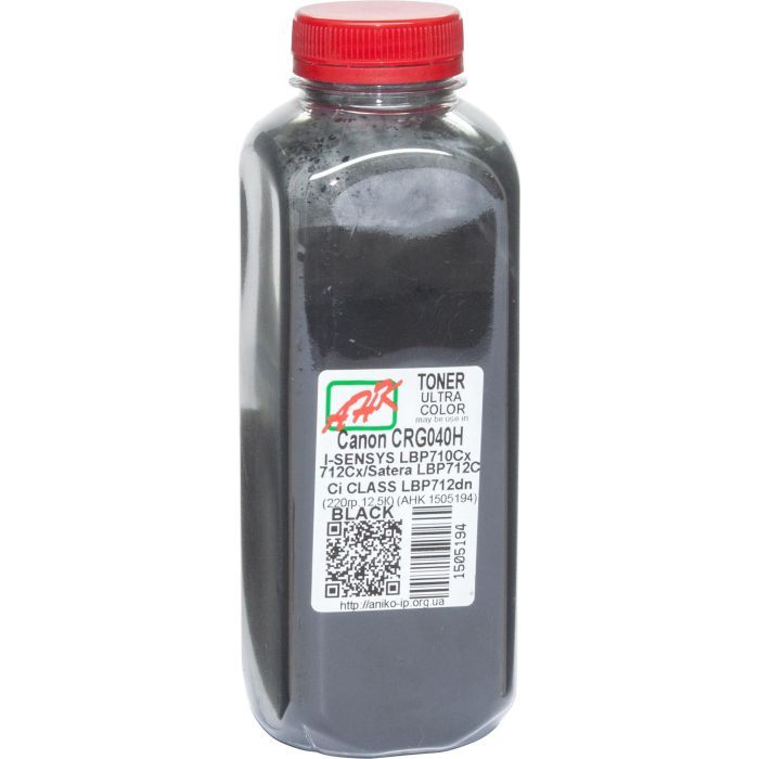 Тонер AHK Canon LBP-710/712, 220г Black Фото