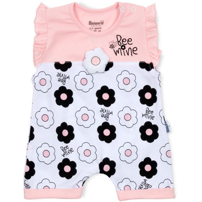 Боди детское Miniworld с цветочками Фото