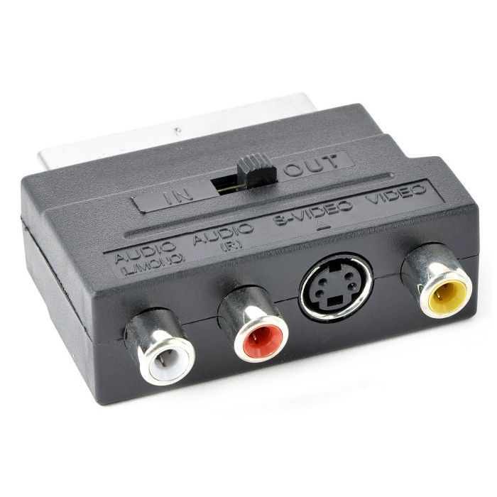 Адаптер Cablexpert SCART/RCA/S-VIDEO Фото