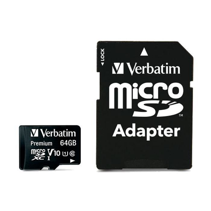 Карта памяти Verbatim 64GB microSDHC Class 10 Фото