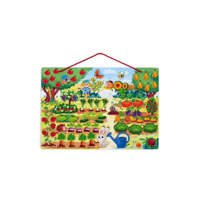 Развивающая игрушка Janod Магнитный набор Сад Фото