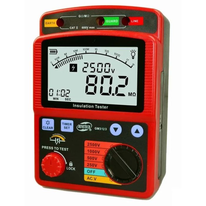 Мегаомметр Benetech GM3123 Фото