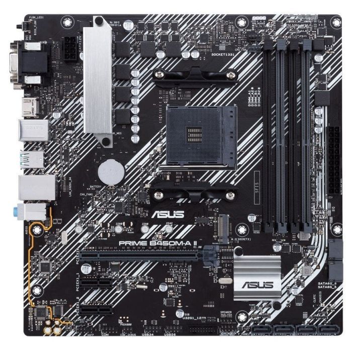 Материнская плата ASUS PRIME B450M-A II Фото