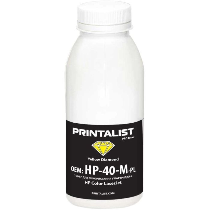 Тонер Printalist HP CLJ Universal 40г Yellow Фото