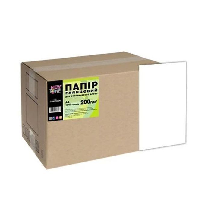 Фотобумага NewTone A4 Glossy 200г, 1000ст Фото
