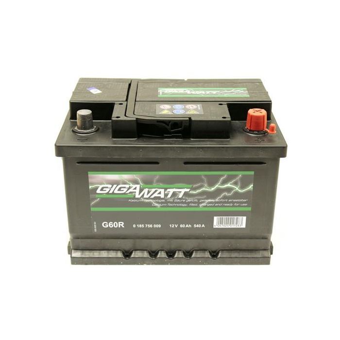Аккумулятор автомобильный GigaWatt 60А Фото
