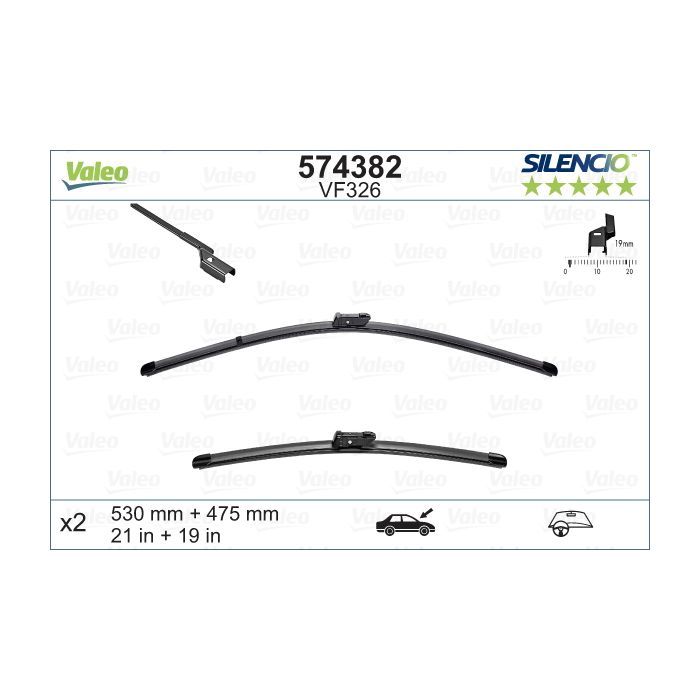 Щетка стеклоочистителя Valeo 574382 Фото