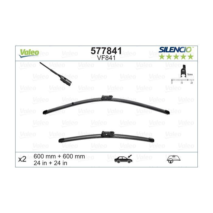 Щетка стеклоочистителя Valeo 577841 Фото