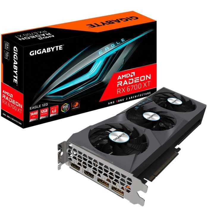 Видеокарта GIGABYTE Radeon RX 6700 XT 12Gb EAGLE Фото