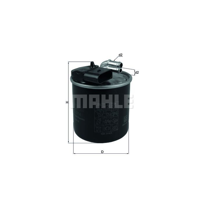 Фильтр топливный Mahle KL914 Фото