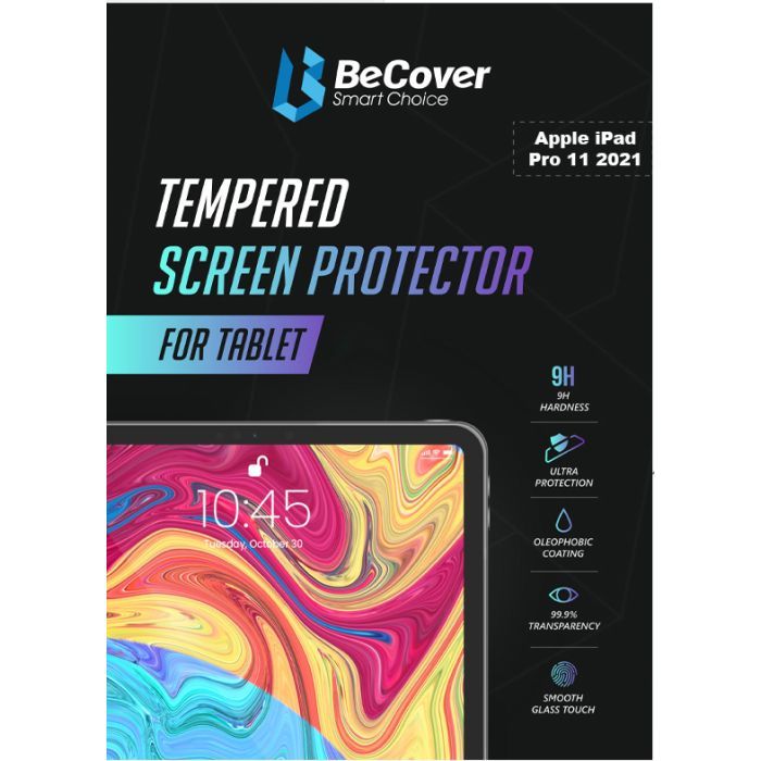 Стекло защитное BeCover Apple iPad Mini 6 2021 Clear Фото