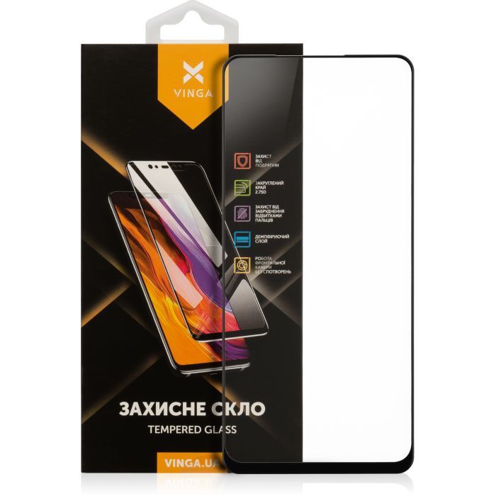 Стекло защитное Vinga Xiaomi Redmi Note 9 Фото