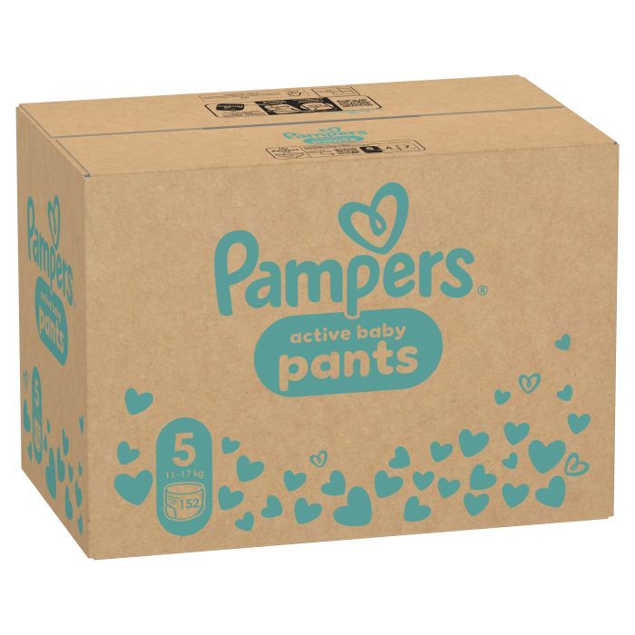 Подгузники Pampers трусики Pants Junior Размер 5 (12-17 кг) 152 шт Фото 1