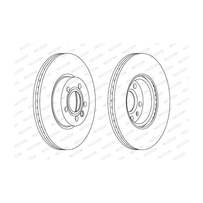 Тормозной диск FERODO DDF1160C Фото