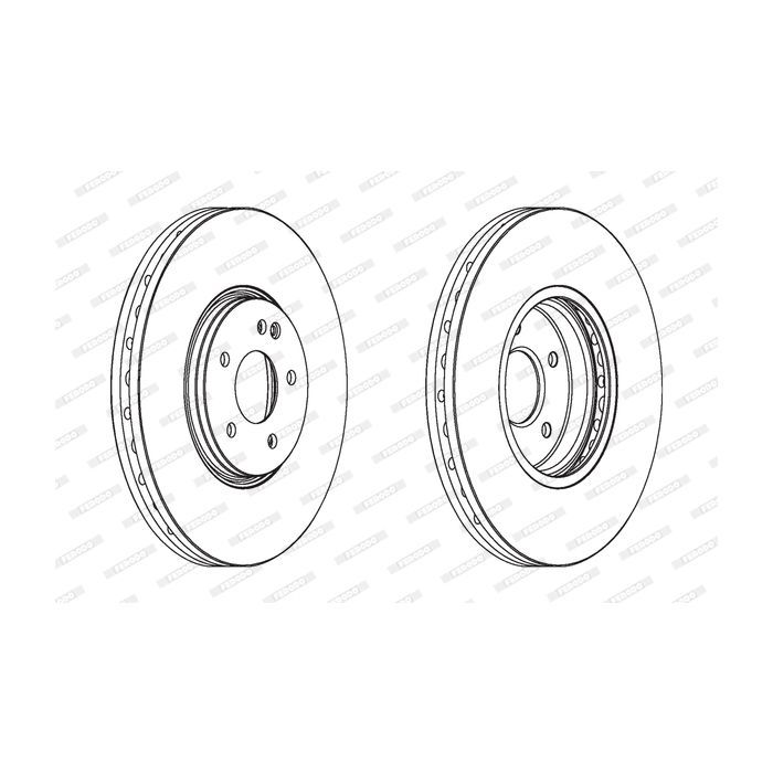 Тормозной диск FERODO DDF1670C-1 Фото