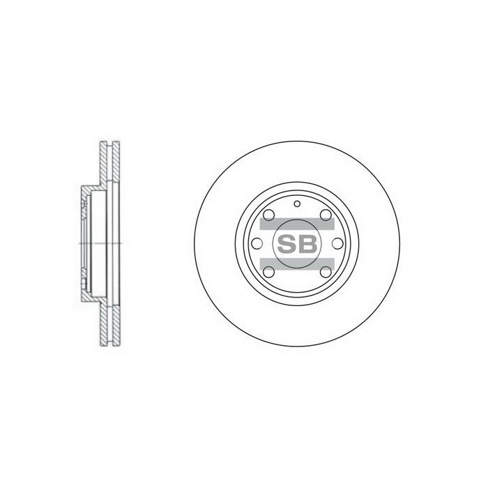 Тормозной диск HI-Q SD3012 Фото