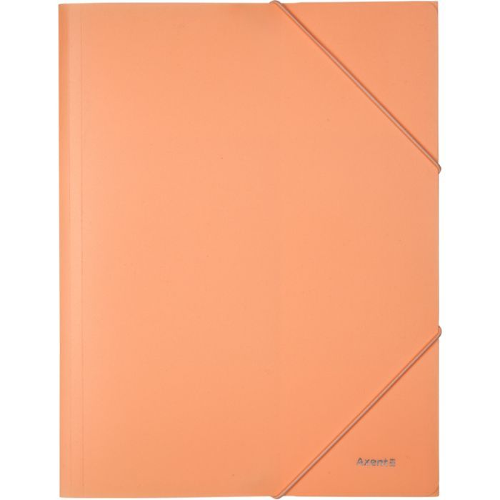 Папка на резинках Axent A4 430 мкм Pastelini peach Фото