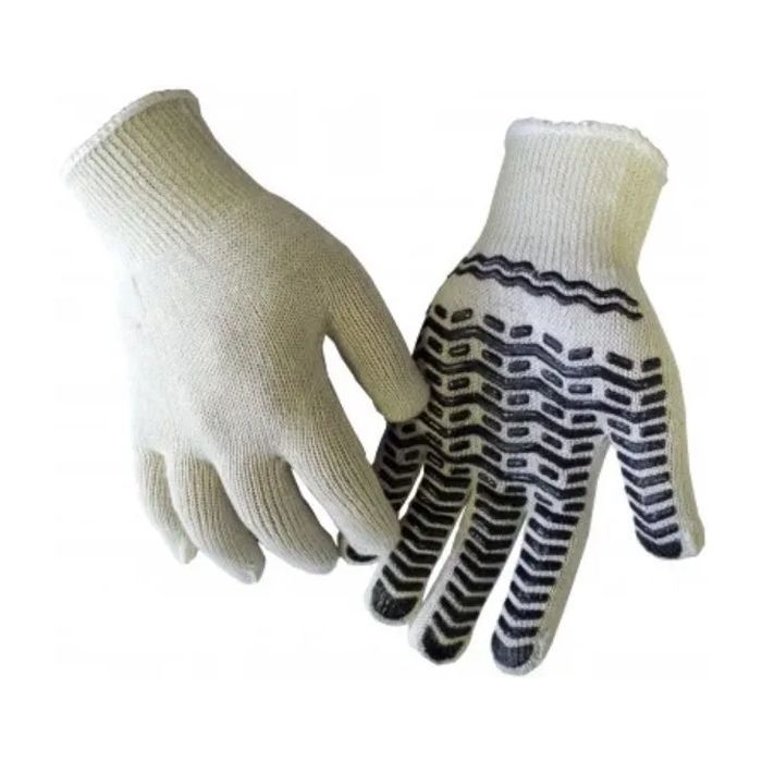 Защитные перчатки Werk ХБ натур., Черная "волна" Фото