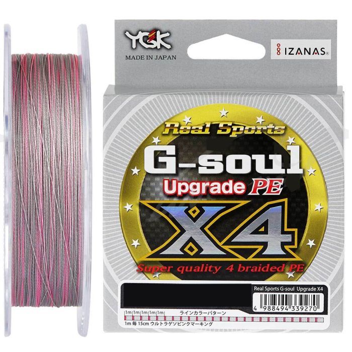 Шнур YGK G-Soul X4 Upgrade 200m 2.5/35lb Grey Фото