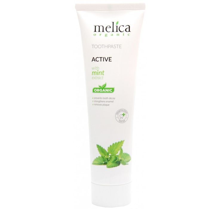 Зубная паста Melica Organic з екстрактом м'яти 100 мл Фото