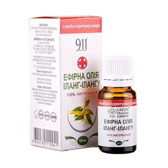 Эфирное масло ГРІН ФАРМ КОСМЕТИК Масло эфирное иланг-иланг 10 мл Фото