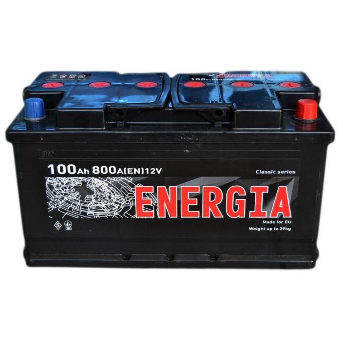 Аккумулятор автомобильный ENERGIA 100Ah Фото