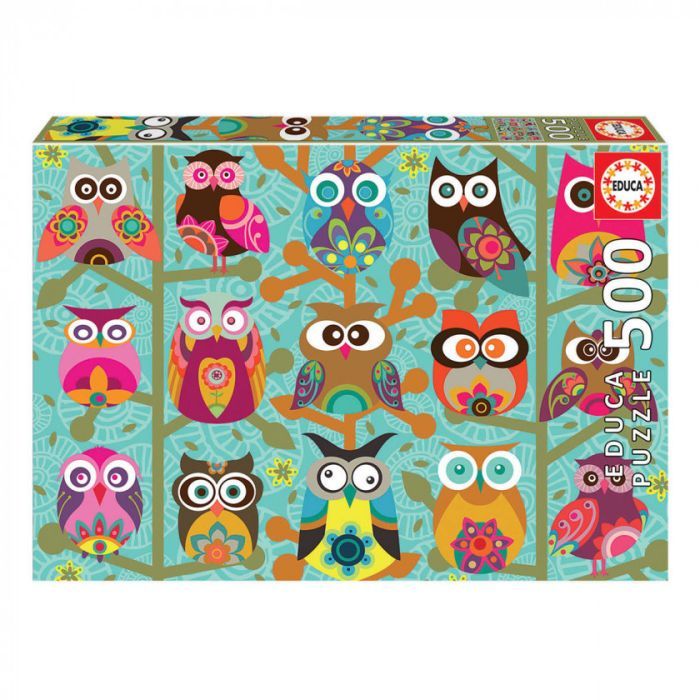 Пазл Educa Совушки 500 элементов Фото