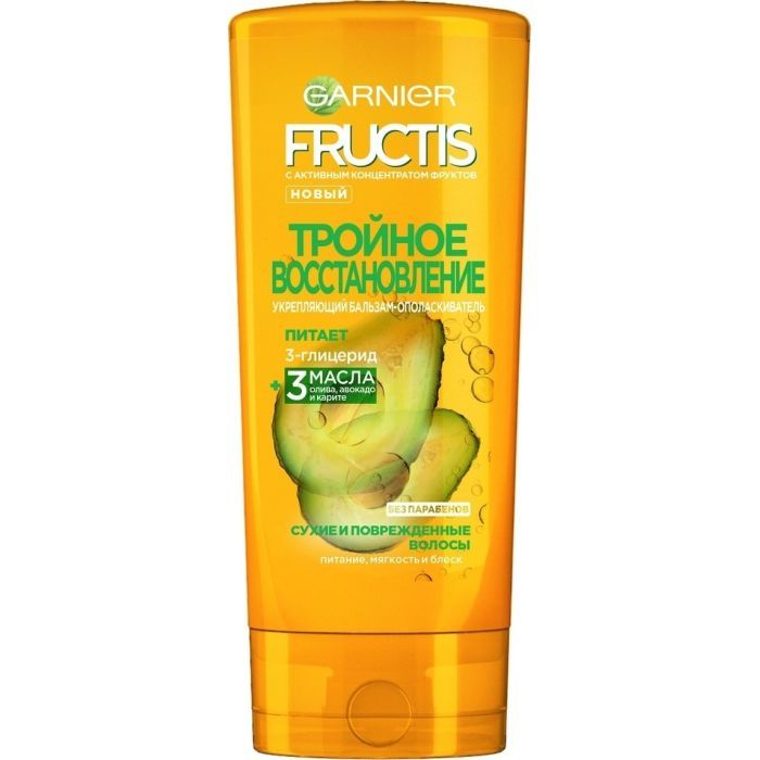Кондиционер для волос Garnier Fructis Потрійне Відновлення 200 мл Фото