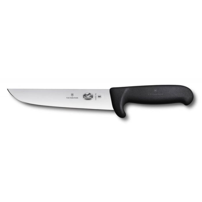 Кухонный нож Victorinox Fibrox Butcher 18 см Black Фото