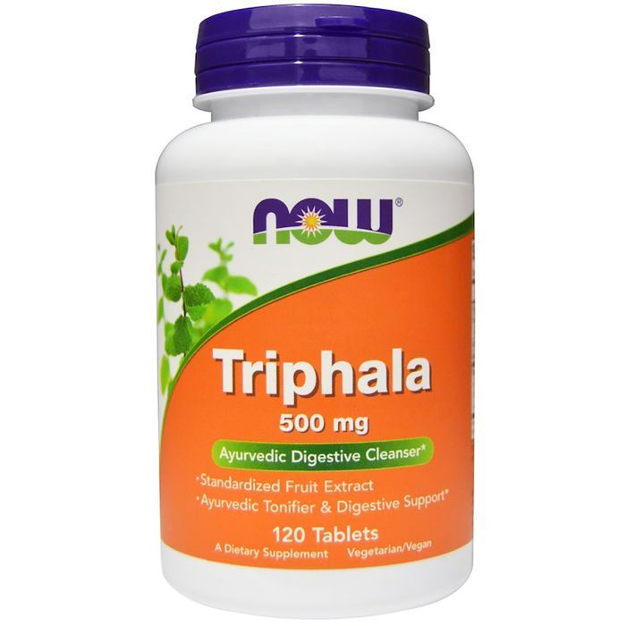 Травы Now Foods Трифала, Triphala, 500 мг, 120 таблеток Фото