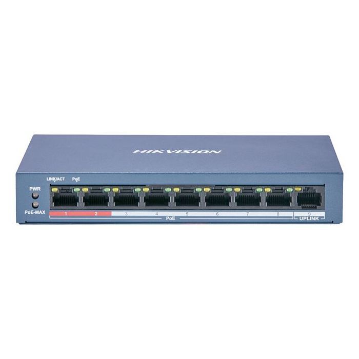 Коммутатор сетевой Hikvision DS-3E0109P-E(C) Фото