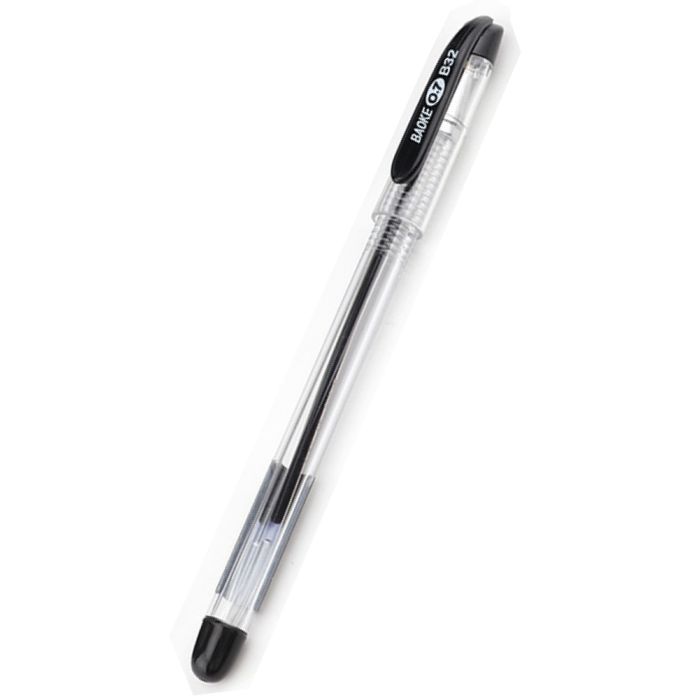 Ручка масляная Baoke 0.7 мм, черная Smooth Фото